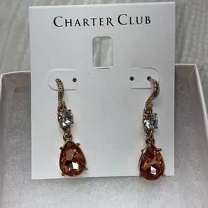 Rose gold earrings